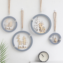 Nordic ins style bedroom room decorations creative home three-dimensional Elk restaurant wall door decoration pendant