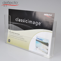 Hanging Wall A3 display rack acrylic transparent data rack magazine leaflet a3 color page publicity catalog rack horizontal and vertical