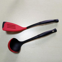  Germany imported Le Creuset cool color silicone spatula soup spoon Enamel pot Cast iron pot special food grade