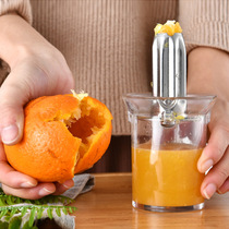Creative manual juice cup stainless steel lemon orange juicer portable lemon clip Manual Juicer