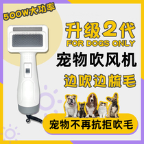 Pet hair dryer Comb hair pulling one dog Teddy Hair blowing artifact Bath drying Small and medium-sized dogs