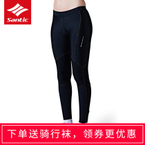Santic Sen Geeks New Spring Summer Riding Comfort Pants Sunscreen Comfort Comfort Breathable Riding Pants Bike Women Long Pants