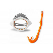 INTEX Shark Swim Set Swimming Mask Set Swimming Glasses Diving Mirror Breathing Tube 55944