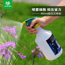 Worschworth gardening watering can fleshy Flower Watering Can pressing small spray portable watering pot disinfection