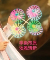 Cloth hand dye photography props Tang suit Hanfu show national wind Han style Tang style Song style Wei Jin fashion fashion