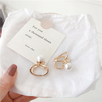 Feytiy silk scarf good partner Electric gold-plated silk towel buckle horse Title buckle pearl buckle three ring buckle