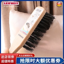 Germany Leifheit imported non-hairless wooden handle bed brush Clothes quilt household soft hair brush Sofa brush cleaning brush