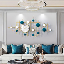 Light luxury atmosphere watch living room background wall wall clock Modern simple household creative fashion decorative wall clock