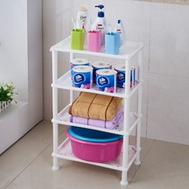 Oshi storage triangle household floor-standing basin thickening plastic rack kitchen bathroom multi-layer elevation