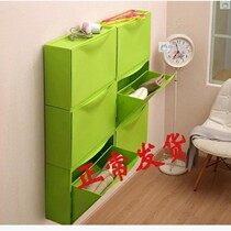 51 wide and 16 deep can be hung wall ultra-thin shoe cabinet can be wall-mounted storage box storage box plastic wall hanging shoe box storage box