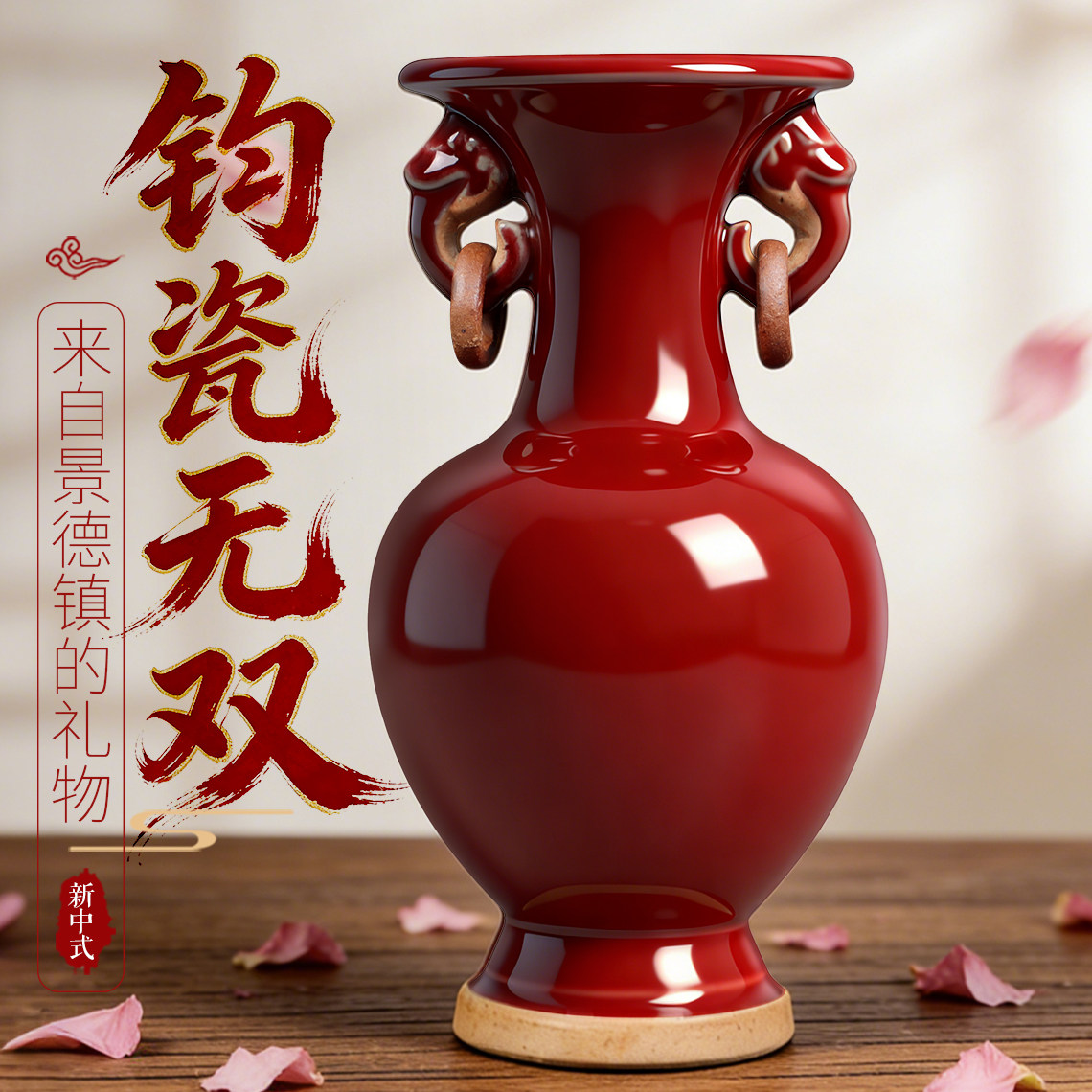 中国鈞瓷　鈞窯　鈞窯瓷　飾り壺　花瓶　花入　インテリア 钧瓷花瓶-钧瓷花瓶促销价格、钧瓷花瓶品牌- 淘宝