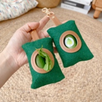 Dogs go out ten poo bags Rubbish Dispenser Can Hang With Portable Dog Poop Bag Dog Poo Bags Out of supplies