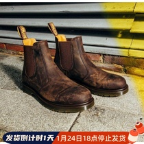 (39-48) Cabinet Original Box 8250 Crazy Horse Skin Martins Men's Shoes England Sleeve Chelsea Leather Boots