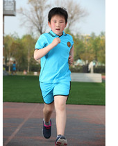 Nanjing Foreign Language School Xianlin Branch Summer short-sleeved shorts boys  school uniform