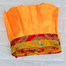 Tibetan characteristic fabric decoration hanging curtain home hotel Temple Temple Buddhist Hall supplies skirt edge curtain wall wall surround table Puma