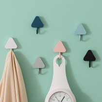 Hook creative cute decoration bathroom incognito strong sticky hook punch-free load-bearing towel bathroom wall door