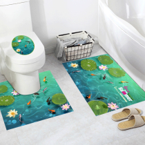Toilet sticker bottom edge U-foot sticker horse lid decorated waterproof and mildew-proof edge stickler bathroom anti-slip mat