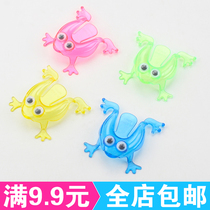 Classic creative cute toy jumping frog Little Boy Frog Baby Bounce decompression cartoon Little Frog plastic