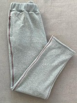 Winter plus velvet school pants Nanjing No. 1 Middle School with spring and autumn girls cotton light gray school dress pants sports long pants