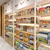 Shopping mall childrens toy shelf display rack Stationery store plush doll doll display rack Mingchuang excellent Nakajima cabinet