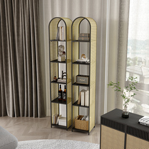 Light Extravagant Sofa Edge Multilayer Iron Art Shelf Simple Wall Corner Landing Bookshelves Nordic Living Room Leaning on wall Shelf