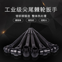 Pointed tail ratchet wrench Quick wrench two-way sleeve quick-action automatic wrench multi-function energy-saving manual quick wrench