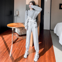 Foreign Air Trendy Early Spring Fashion Casual Sports Suit Women Spring Autumn 2022 New Small Sub Loose and Short Wear Clothing