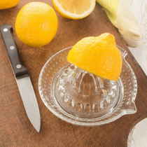 Glass lemon squeezer manual orange juice juicer household manual squeezing fruit artifact juicer juice clean machine washable