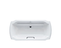 Embedded pearlescent bath