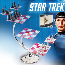 Warner Star Trek surrounding three-dimensional chess board semi-transparent board captain chess
