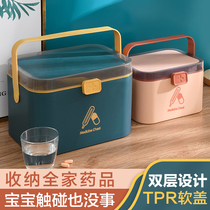 Home Family Medicine Box Home Dress MEDICINE KIT STORAGE BOX LARGE CAPACITY HOME HEALTH CARE MEDICAL EMERGENCY KIT