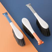 Home new color cartoon bed brush home bed sofa cleaning artifact bedroom long handle soft hair brush bed broom