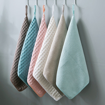 Home oil dishwashing cloth absorbent non-hair lazy lazy person cleaning rag hanging home kitchen supplies dish towel