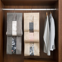 Home linen bag storage hanging bag Wardrobe storage bag Five-layer door rear hanging storage bag storage bag