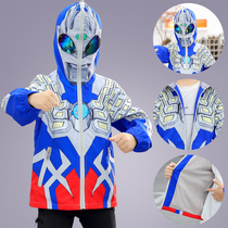 Altman childrens coat boys autumn windbreaker clothes Spider-Man Spring and Autumn Winter Assault clothes childrens clothing