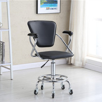 Bar rotating chair lift student backrest chair office chair household pulley stool swivel chair with armrest computer chair