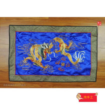 Hand embroidery lao xiu pian intangible cultural heritage Yanjing eight never Beijing embroidery handmade embroidery decoration painting disk Jinyun long xi zhu murals