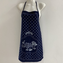 Wuzhen blue printed cloth apron handicraft tourist souvenir farmhouse restaurant kitchen anti-fouling neck bib