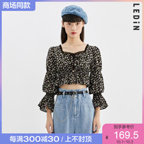 (Shopping mall same) Lemachi French short sweet print coat 2021 spring new female C1CDB1401