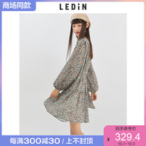 (Shopping mall same) Lemachi dress 2021 New Spring life age floral skirt C1FAB1101