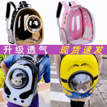 Cat Bag Out Portable Space Pod Pet Backpack Kitty Cage Twin Shoulders Transparent dog Large capacity Two summers