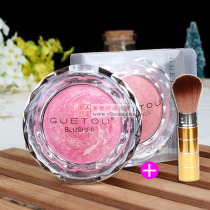 guetou Gui Tong soft touch peach roast powder blush brightening natural nude makeup orange female brush