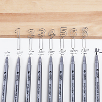 Stasta 8050 needle pen hook thread pen soft head Pen Waterproof painting brush design