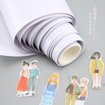 Release paper roll Handbook tape silicone oil paper hand account sticker storage isolation this blank A5 release paper anti-stick paper