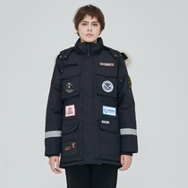 VETEMENTS new couple fashion trend hooded down jacket medium and long autumn and winter warm jacket 300157