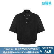 The Last Redemption SS21 series men and women with the same item silver buckle Polo short-sleeved 300231