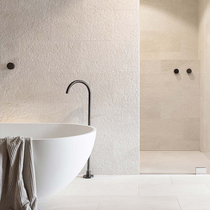 Famous Huiji Jing Wind Tile Japanese Micro Cement Bump Bathroom Toilet Wall Tile Toilet Plain Villa Floor Tiles