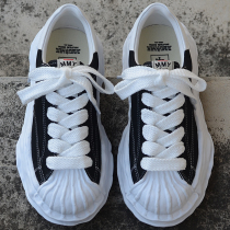 MMY shell head Sanhara Conyu dissolved shoes female Yu Wenle Identical Thick Bottom Heightening Board Shoes Canvas Old Daddy Shoes Man