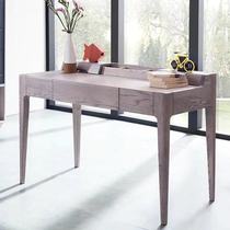 Bright furniture Nordic modern simple red oak all solid wood desk study furniture solid wood desk