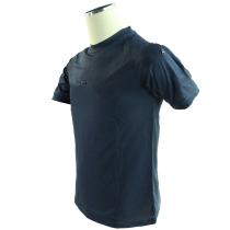 Rhinoceros rhinoceros in combination with blue Deed T-shirt Army short sleeve undershirt round collar speed dry perspiration T-shirt nylon fabric